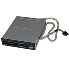 StarTech Front Bay 22-in-1 USB 2.0 Internal Multi Media Memory Card Reader, Black, 3.5"-Able to read all of the popular memory card formats, from a single reader, via an internal USB connection