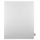 Mark Maker Legal Tabs - Letter Size - White - 1/25th cut - 25 tabs per package - 5 packages Pack - Number 123-White Single Tabs
