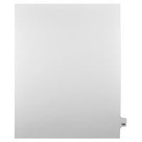 Mark Maker Legal Tabs - Letter Size - White - 1/25th cut - 25 tabs per package - 5 packages Pack - Number 123-White Single Tabs