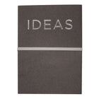 Gry Mattr Ideas Small Notebook - 8.1" x 5.8" x 1" - 120 Sheets - Grey-240 Pages