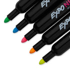 Expo Neon Dry-Erase Window Markers - Bullet Tip - 5 Pack-Durable bullet tip allows for broad, thick lines that are easy to see from a distance.