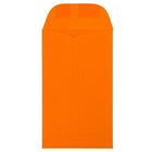 JAM Paper #3 Coin Envelopes, 2.5 x 4.25, Brite Hue Orange Recycled, 500 Pack-Orange Envelopes