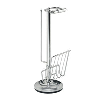 Toilet Caddy, Chrome-High quality chrome plated steel