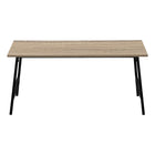Monarch Specialties 3792 Coffee Table - 40"L/Dark Taupe/Black Metal-8