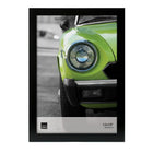 Nexxt Langford Wood Poster Frame with Glass, 12" x18", Black-Frame for 12" x 18" photo: opening measures 12" x 18" in dimensions. hold all your memories in beautiful frames