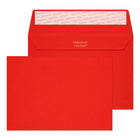 Blake Creative Color Bright Red Invitation Envelopes - 4 1/2" W x 6 3/8" L - Fire Engine Red - 25 Pack-Fire Engine Red