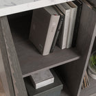 Sauder East Rock Accent Storage with Door - Ashen Oak-Dimensions: 47.12"W x 33.5"H x 19.5"D