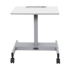 Luxor (STUDENT-P) Student Desk - Pneumatic Adjustable Height Sit/StandDesk-Steel frame, pneumstic handle