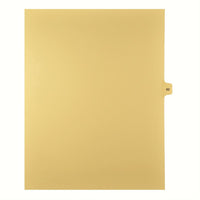 Mark Maker Legal Tabs - Letter Size - Buff - 1/15th cut - 25 tabs per package - 5 packages Pack - Number 82-Buff SingleTabs