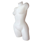 Eddie's Female Curvy 3/4 Torso - White (150355-1)-Female Curvy 3/4 Torso