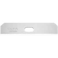 OLFA SKB-7 Dual-Edge Safety Blade with 90-Degree Edge for SK-7 - Silver - 10 Pack-12mm Dual-Edge Safety Blade with 90-Degree Edge