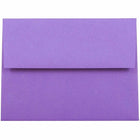 JAM Paper A2 Invitation Envelopes, 4.38 x 5.75, Brite Hue Violet Purple Recycled, 250 Pack (80252H)-Violet recycled envelope
