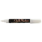 Marvy Uchida Broad-Point Liquid Chalk Markers - Erasable - Dustless - White - 2 Pack-These versatile chalk markers can be used on any non-porous surface such as: Whiteboards, Light boards, Chalkboards, Windows, Windshields, and more!