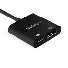 StarTech USB-C to DisplayPort Adapter with Power Delivery-DP 1.4 adapter delivers cutting-edge video quality with support for UHD video resolutions up to 8K 30Hz