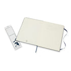 Moleskine Classic Dotted Hard Cover Notebook, Blue Sapphire, 7.5" x 9.75"-Dotted format