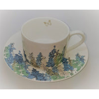 Roy Kirkham Teacup and Saucer (230 ml) Set of 2 - Fairfield Blue-Teacup and Saucer