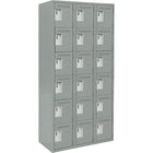 Assembled Lockerette Clean Line Economy Lockers, Fj173-Number of Tiers - 6