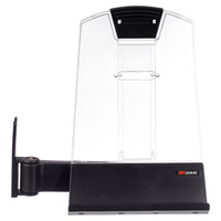 3M Flat Panel Document Holder - 35 Sheet Capacity - 9"W x 2.75"D x 10"H - Black/White-Designed to work with flat panel or traditional CRT monitors
