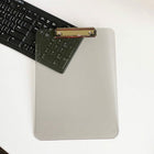JAM Paper Standard Plastic Clipboard - Smoke - 2 Pack-The writing clip boards are great for the office, sport coaches, home use, job use, warehouse work, or school.