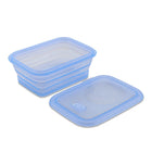 Minimal Silicone Food Storage Container - Blue - 1160ml - Set of 2-Steam release valve
