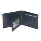 Roots Men's Leather Slimfold RFID Wallet with Removable Passcase - Navy-Dimensions: 10.5 x 1.5 x 8.5 cm / 4.13 x 0.59 x 3.35 in