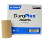 DuraPlus - Essuie-tout - Kraft - 205' - Paquet de 24-Idéal pour les zones à fort trafic