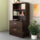Sauder Affirm Bookcase Hutch - Noble Elm -Meets BIFMA standard x5.9 for safety, durability, and structural performance.
