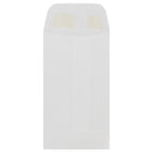 JAM Paper #3 Coin Envelopes, 2.5 x 4.25, White, 1000 Pack (01623183B)-#3 (2-1/2" x 4-1/4")
