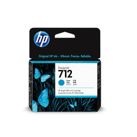 HP 712 29ml Cyan DesignJet Ink Cartridge-Cyan
