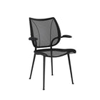 Humanscale Liberty Side Chair-Features an intelligent counter-balance recline mechanism that automatically provides the right amount of support through the full range of recline motion, regardless of user size and weight