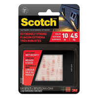 Scotch Extreme Fasteners RFD7020, 1" x 1" (2.54 cm x 2.54 cm)-For heavy-duty use, such as holding down tarps outdoors
For mounting or hanging outdoor and indoor decor