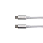 tmd Câble de chargement USB-C vers USB-C 100 W - 6,5 pi. - Blanc-Longueur : 2M