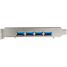 StarTech 4-Port USB PCIe Card-USB PCIe adapter card for desktop PC installs in standard profile PCI-e 2.0 x4 slot, Supports Windows/Linux/macOS with auto driver install on Windows 8 & up, Works with USB 3.0/2.0 devices