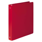 ACCO Hide Semi Rigid Cover Round Ring Binder - 3-Ring - Letter Size - 175 Sheet Capacity - 1" - Executive Red-1" ring, 11" x 8-1/2" sheet size