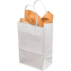 White Shoppers - Escort - 13" x 6" x 15-1/2" - 250 Pack-Dimensions: 13" W. x 6" D. x 15-1/2" H.