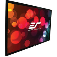 Elite Screens ER120WH2 Sable Frame Projector Screen-Nominal Diagonal: 120"