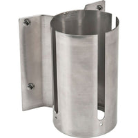 SCN Industrial Build Your Own Crowd Control Barriers - Wall Mounts, Steel, Screw Mount - 5 Pack-Finish/Colour: Stainless