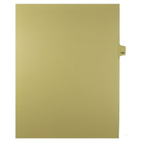 Mark Maker Legal Exhibit Index Tab Buff Single Tabs, 1/25th Cut, Letter Size, No Holes, Number 159, 25 Pack-Buff Single Tabs, 1/25th Cut