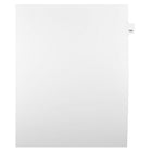 Mark Maker Legal Exhibit Index Tab White Single Tabs, 1/25th Cut, Letter Size, No Holes, Number 104, 25 Pack-White Single Tabs, 1/25th Cut