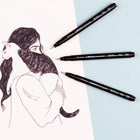 Tombow Mono Drawing Pens - Black Ink - 3 Pack-Odorless