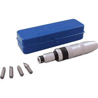Gray Tools 6 Piece 1/2" Drive Impact Driver & Attachment Set-Contains: 1/2" Square Drive Impact Driver, 5/16 Hex Bit Adapter, Phillips® bits # 2 & 3 and slotted bits # 5/16" & 3/8".