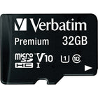 Verbatim 32GB Class 10 MicroSDHC Card with Adapter, Black-Offers up to 32GB of storage space