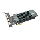 ASUS GeForce GT 710 Graphic Card With 4 HDMI Ports And Passive Cooling-GPU Tweak II provides intuitive performance tweaking, thermal controls, and system monitoring