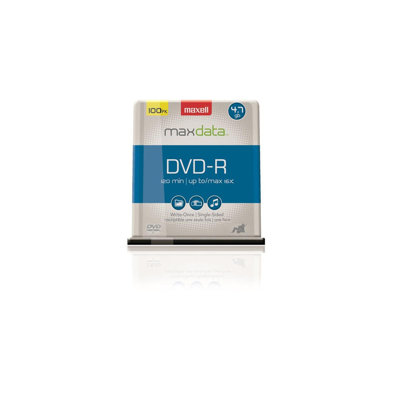 Maxell Recordable DVD-R Media - 4.7 GB - 100 Pack | staples.ca