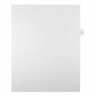 Mark Maker Legal Exhibit Index Tab White Single Tabs, 1/15th Cut, Letter Size, No Holes, Number 5, 25 Pack-White Single Tabs, 1/15th Cut