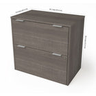 Bestar i3 Plus Lateral File, Bark Grey (160630-1147)-Bark Grey