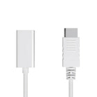 NXT Technologies NX50715 0.5' DisplayPort/HDMI Audio/Video Adapter - White-Display Port to HDMI (male to female)