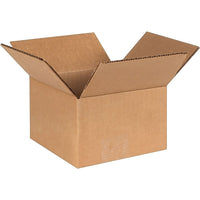Staples Corrugated Shipping Box - 6" L x 6" W x 4" H - Kraft - 25 Pack-Brown/Kraft