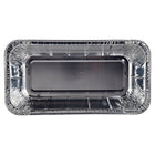 Luciano Deep Loaf Aluminum Foil Pan, 12.5 x 6.5 inches, Silver, 50 Pieces-Material: made of durable aluminum, disposable and easy to handle