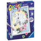 Ravensburger CreArt Unicorn Portrait Painting by Numbers Series D-Educational Benefits: CreArt improves hand-eye coordination and cognitive skills, such as problem-solving and spatial awareness. 